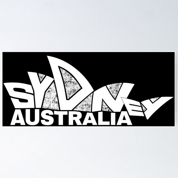Item preview, Sydney Souvenir Opera House Australia typography designed and sold by peter2art.