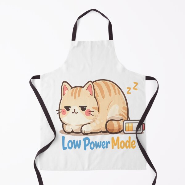 Item preview, Low Power Mode Cat – Cute Lazy Cat Loaf Funny Tired Mood Design designed and sold by BabyStark.