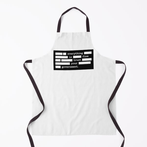 Item preview, Everything Is Fine Trust Your Government - Anti Government Bumper designed and sold by PixVib.
