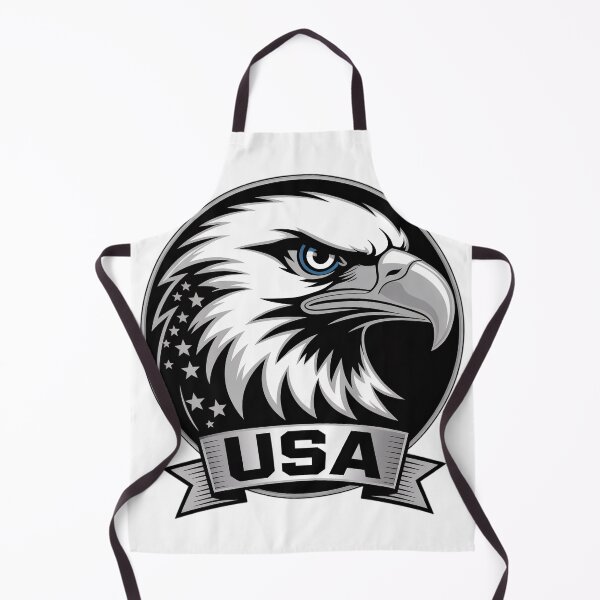 Item preview, Chrome USA Eagle Profile Emblem Patriotic designed and sold by OldGloryForge.