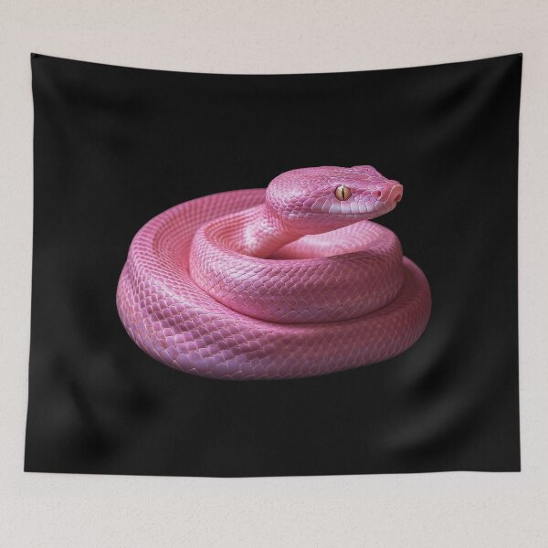 Item preview, Pink Snake Aesthetic – Cute Yet Dangerous Serpent Design 2 designed and sold by WordPlayStudio.