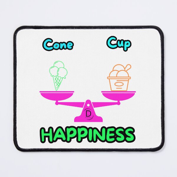 Item preview, Funny Italian Gelato Dilemma: Cone or Cup Happiness designed and sold by TheItaliandilemma.