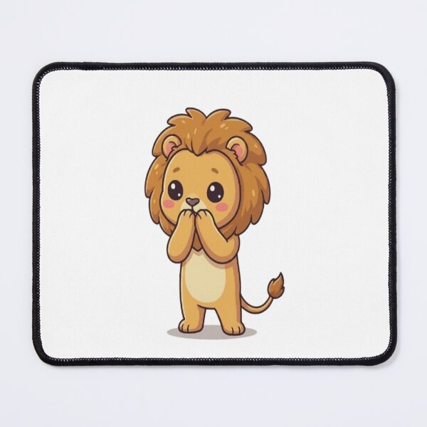 Item preview, Kawaii Surprised Lion Oh My designed and sold by Ella_Sketch.