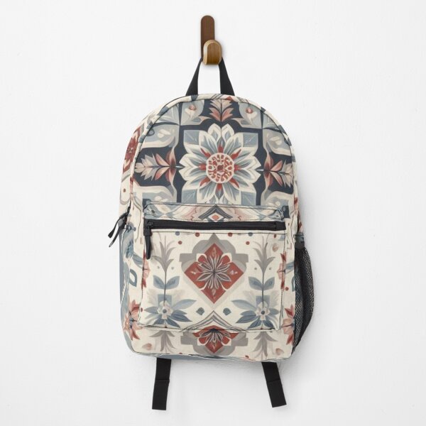 Item preview, Boho Floral Tile Pattern - Aesthetic Ornamental Art designed and sold by RoshkaShop.