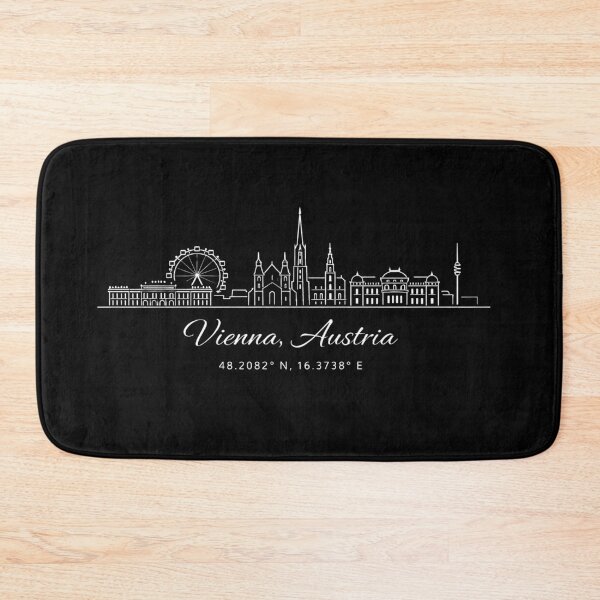 Item preview, Vienna Skyline Minimal Line Art – Vienna Cityscape Outline Design | Austria Travel Poster Gift designed and sold by Timeless Design.