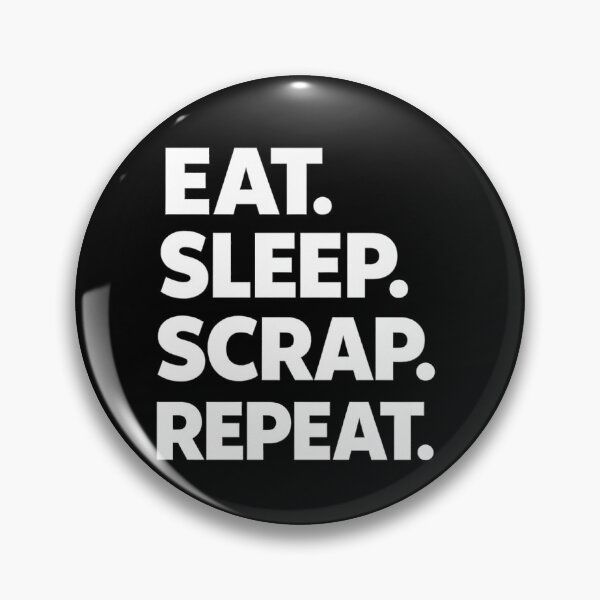 Item preview, Eat. Sleep. Scrap. Repeat. – Bold Scrapbooking Quote Design designed and sold by blankTeeShirt.