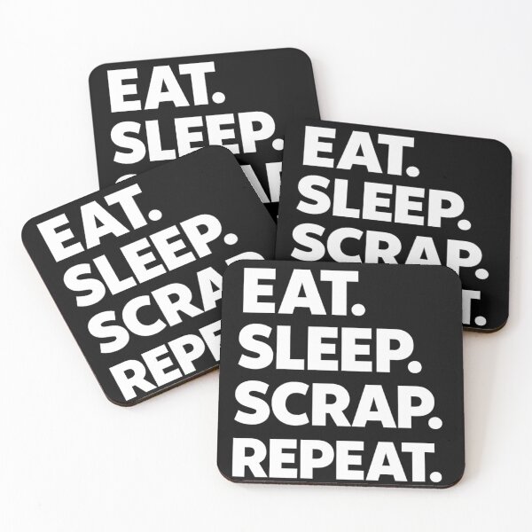 Item preview, Eat. Sleep. Scrap. Repeat. – Bold Scrapbooking Quote Design designed and sold by blankTeeShirt.