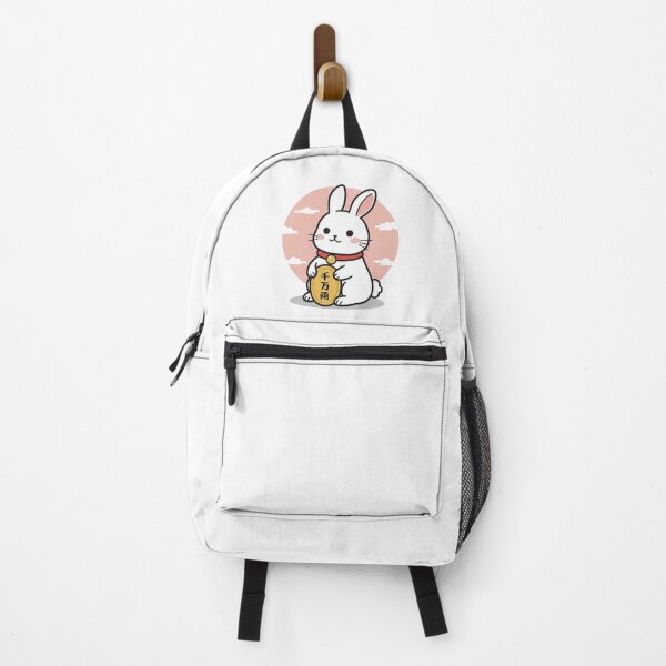 Item preview, Lucky Fortune Rabbit White designed and sold by UsagiPrint.