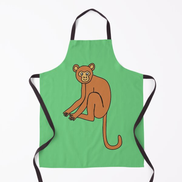 Item preview, Adorable Animals Series Handdrawn Minimalist Illustration - Monkey designed and sold by SWSandraWechner.