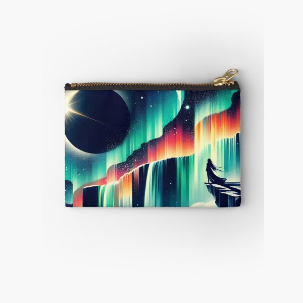 Item preview, Aurora Borealis and Eclipse, Ai Generated Art   designed and sold by ACC .