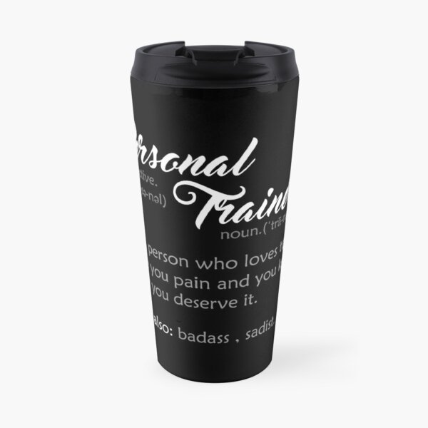 Definición de entrenador personal Taza de viaje