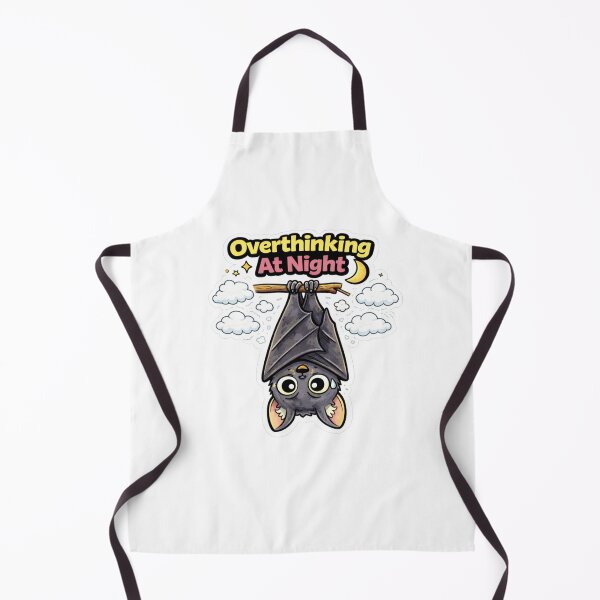 Item preview, Overthinking At Night Bat – Funny Anxiety Meme designed and sold by Gentlestate.