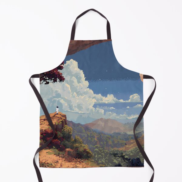 Item preview, Woman Retro Pixel Art 8Bit Illustration Aesthetic Landscapes designed and sold by ART ATTACK ZONE.