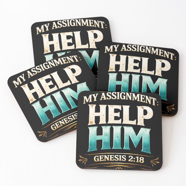 Item preview, My Assignment Help Him Genesis 2:18 Christian Faith designed and sold by CallDesign.