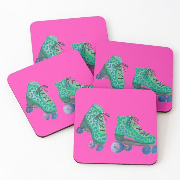 Item preview, Green Spotted Roller Skates designed and sold by jshuphotography.