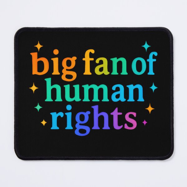 Item preview, Big Fan Of Human Rights Equality Blooms Everywhere Colorful motivatoinal saying designed and sold by SkeletonsDanger.