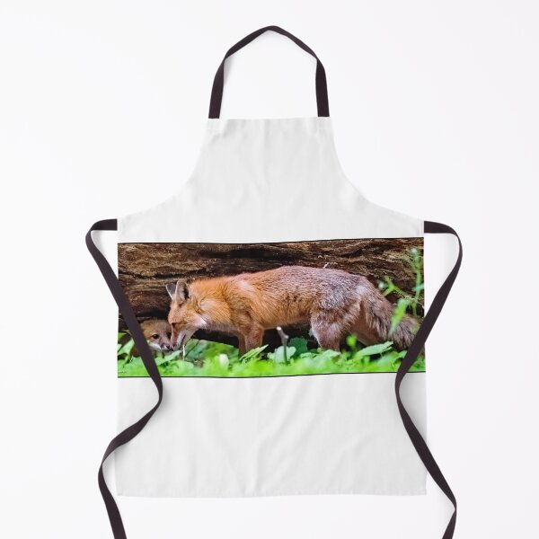 Item preview, Red Foxes, Adult, Kit Takes Shelter Under Fallen Tree designed and sold by AMacGPhilly.