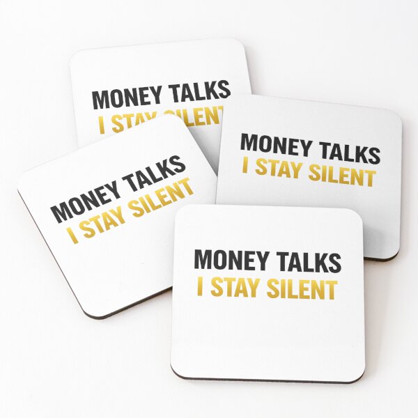 Item preview, Money Talks I Stay Silent Hustle Mindset Quote Shirt designed and sold by swetec.