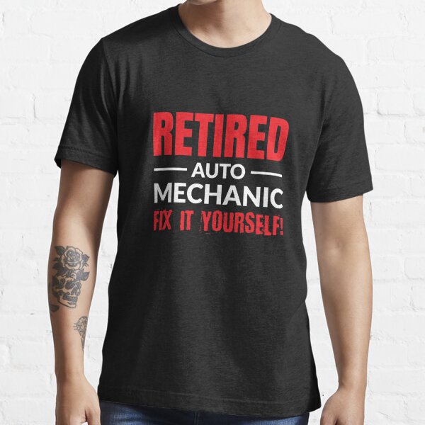Retirement Plan Funny Car Wrench Auto Racing Retiree T-Shirt My Mechanic