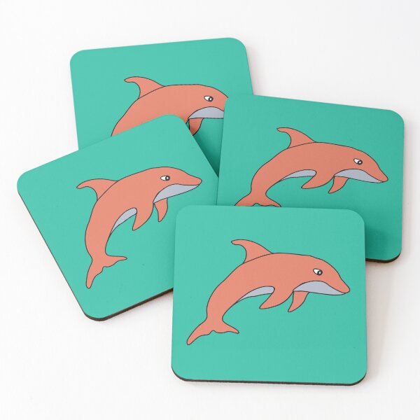 Item preview, Adorable Animals Series Handdrawn Minimalist Illustration - Dolphin designed and sold by SWSandraWechner.