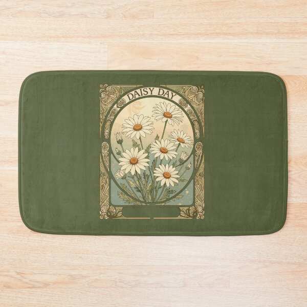 Item preview, Daisy Birth Month Flower April Art Nouveau designed and sold by taiche.