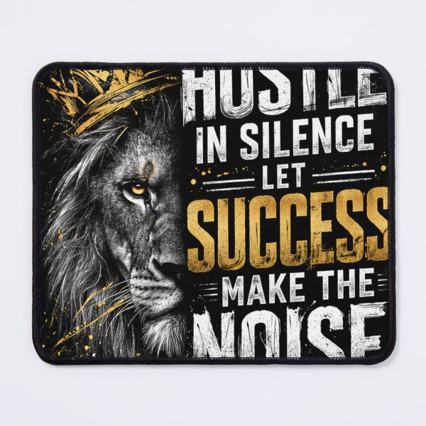 Item preview, Hustle In Silence Let Success Make The Noise Lion Motivation Quote Shirt designed and sold by swetec.