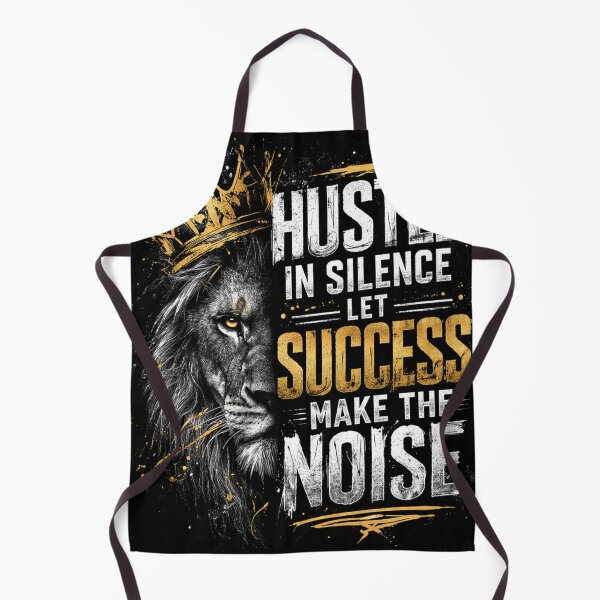 Item preview, Hustle In Silence Let Success Make The Noise Lion Motivation Quote Shirt designed and sold by swetec.