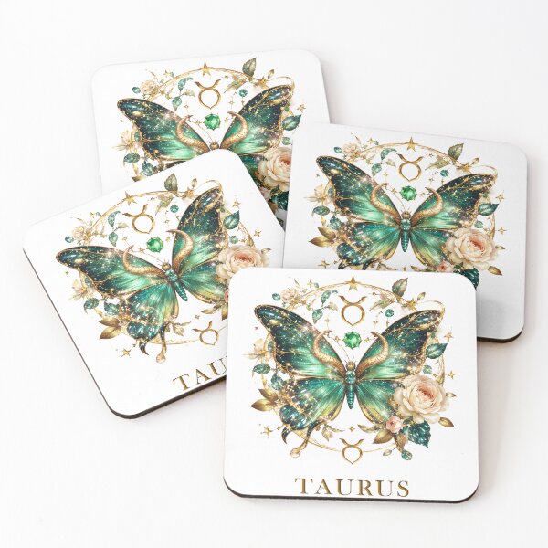 Item preview, Taurus Zodiac Butterfly – Emerald Earth Goddess Fantasy Art designed and sold by martin-i13.