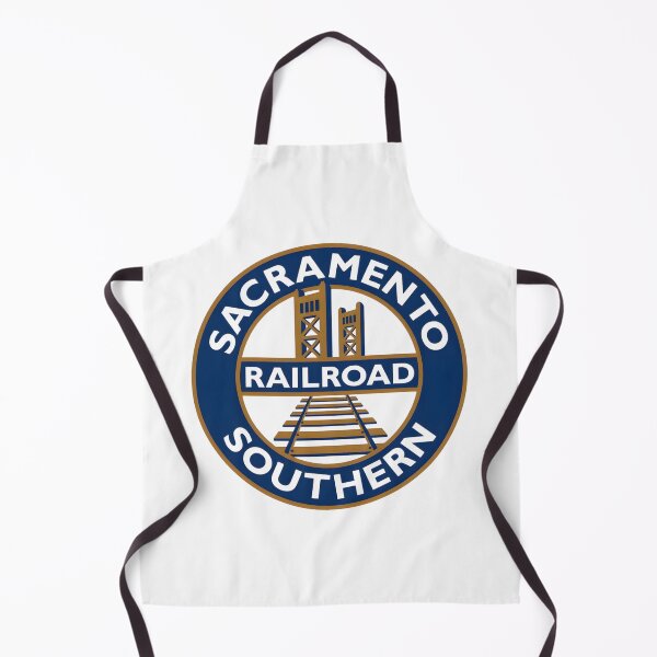 Item preview, Sacramento Southern Railroad Vintage Emblem with Tower Bridge and Tracks designed and sold by CharlieDesings.