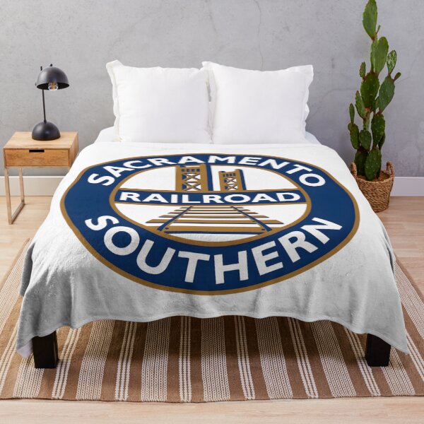 Item preview, Sacramento Southern Railroad Vintage Emblem with Tower Bridge and Tracks designed and sold by CharlieDesings.