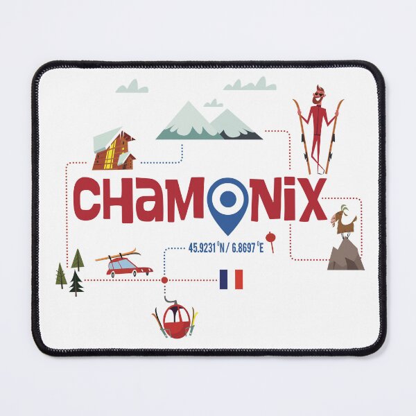 Item preview, Chamonix poster designed and sold by GAGodel.