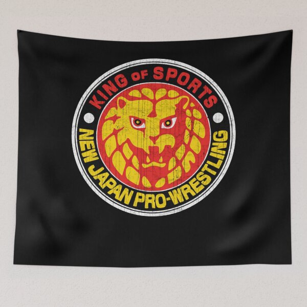 Artikelvorschau, King Of Sports New Japan Pro-Wrestling Lion Mark Logo entworfen und verkauft von Cuatesta store.