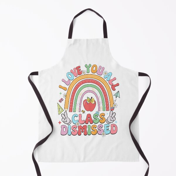 Item preview, Rainbow I Love You All Class Dismissed Last Day of School Teacher Student designed and sold by issan-exe.