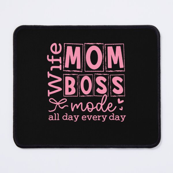 Item preview, Wife Mom Boss Mode All Day Every Day Mother's Day Pink Coquette Bow designed and sold by issan-exe.