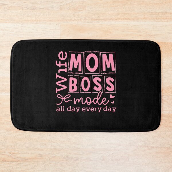 Item preview, Wife Mom Boss Mode All Day Every Day Mother's Day Pink Coquette Bow designed and sold by issan-exe.