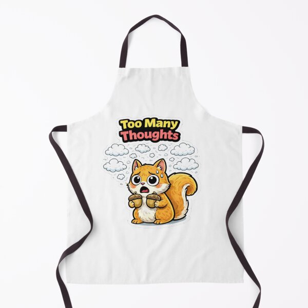 Item preview, Funny Overthinking Squirrel Anxiety Meme-Too Many Thoughts designed and sold by Gentlestate.