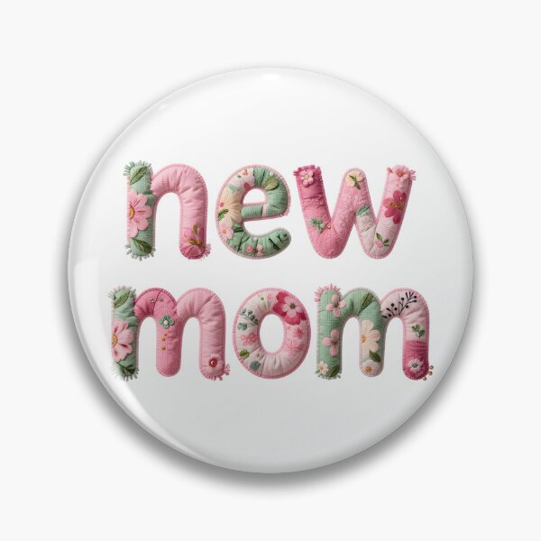 Item preview, NEW MOM - IN FAUX LETTERING designed and sold by AlexOBrienArt.