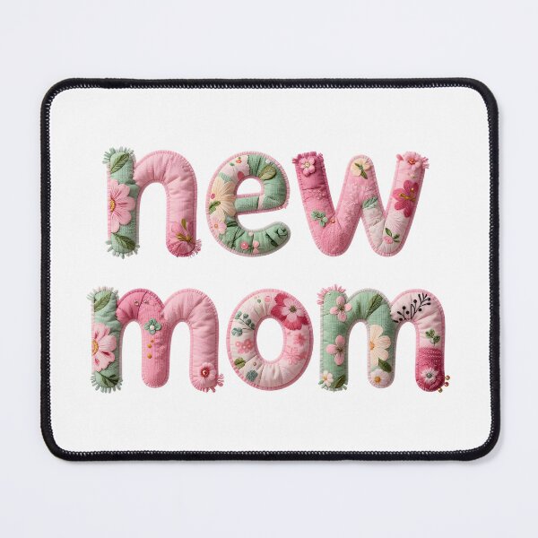 Item preview, NEW MOM - IN FAUX LETTERING designed and sold by AlexOBrienArt.