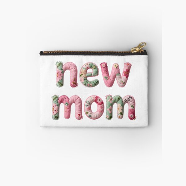 Item preview, NEW MOM - IN FAUX LETTERING designed and sold by AlexOBrienArt.