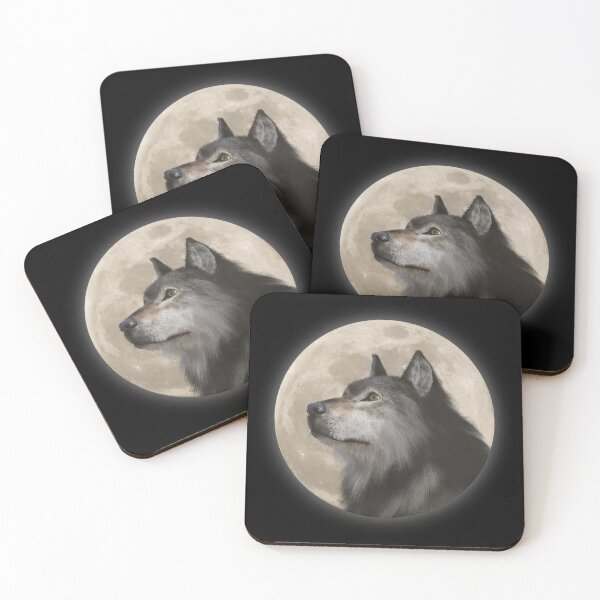 Item preview, Wolf Moon designed and sold by Dingo-Digital.