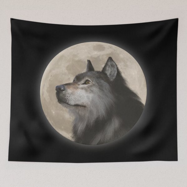 Item preview, Wolf Moon designed and sold by Dingo-Digital.