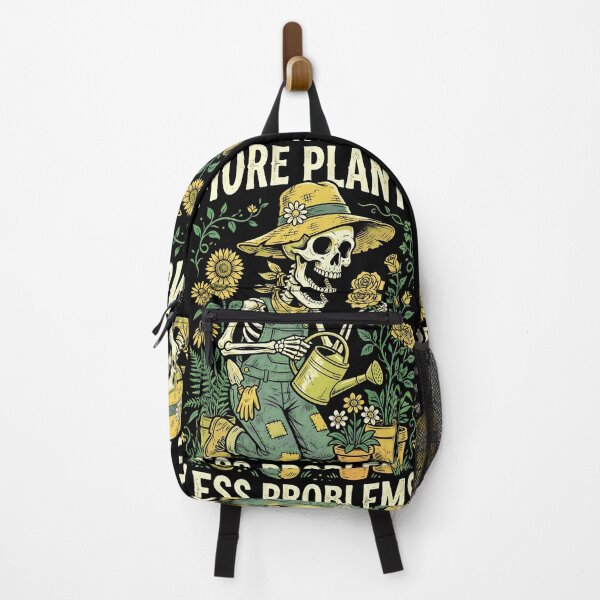 Item preview, More Plants Less Problems Funny Gardening Skeleton Gardener designed and sold by GrandeDuc.