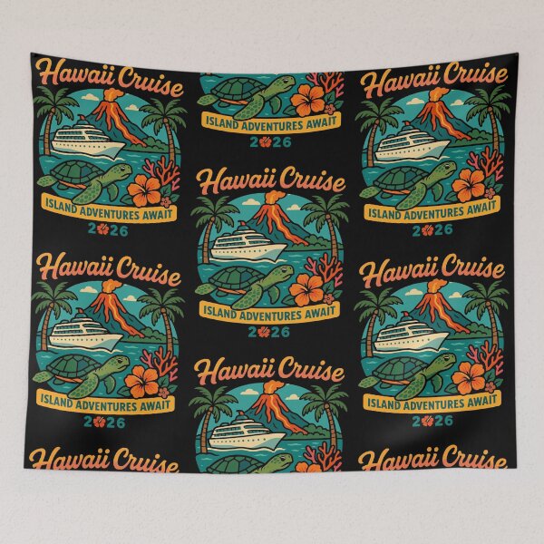 Item preview, Hawaii Cruise Island Adventure Await 2026 Matching Family Group designed and sold by issan-exe.
