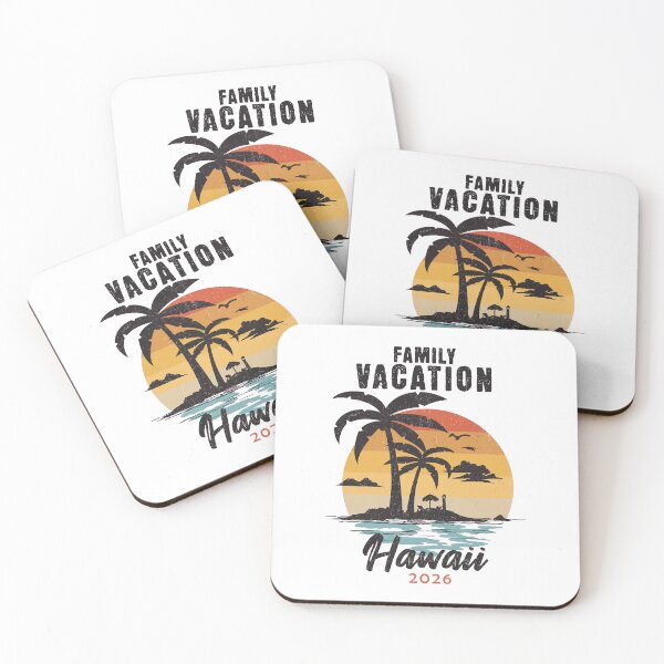 Item preview, Vintage Family Vacation Hawaii 2026 Tropical Sunset Summer Beach designed and sold by issan-exe.