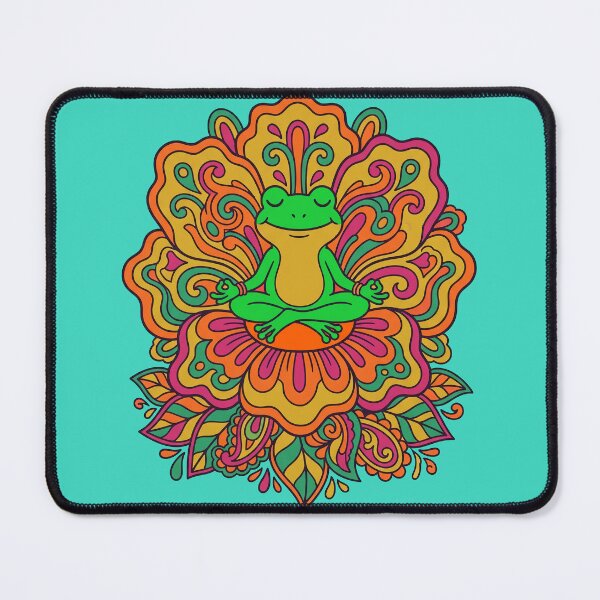 Item preview, Psychedelic Frog Meditation designed and sold by entinta2.