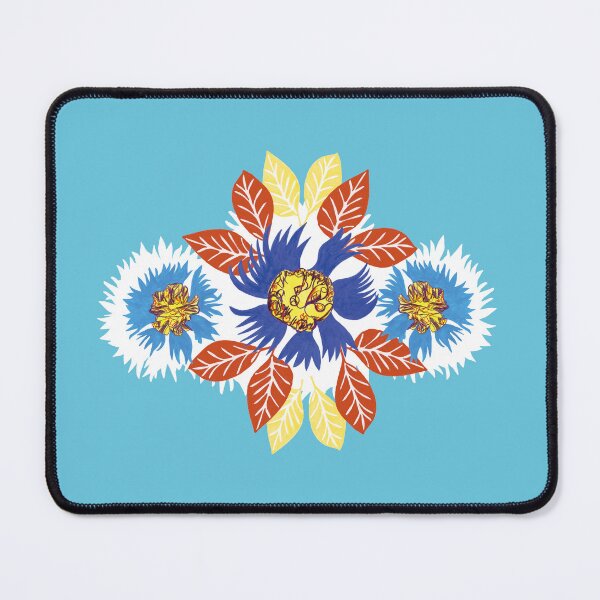 Item preview, Cornflowers: blue flowers with leaves and branches designed and sold by Beltrida.