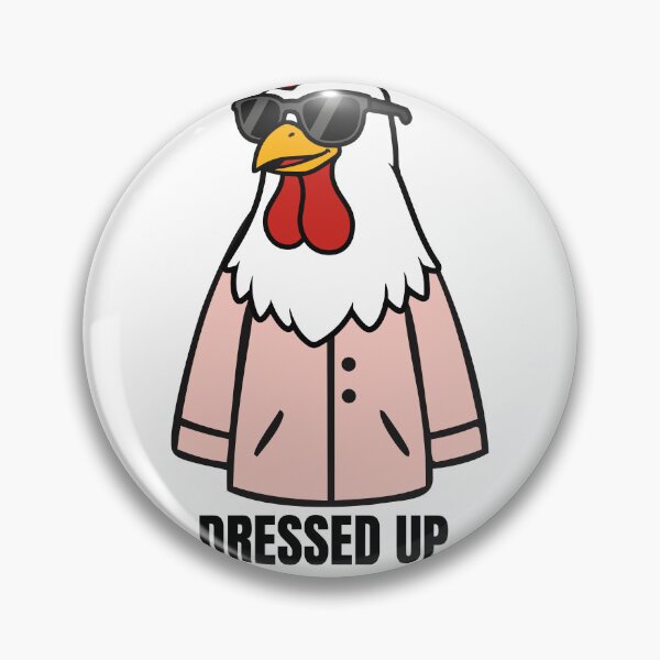 Item preview, Funny Chicken Party Shirt – Dressed Up Where’s The Party Meme Animal T-Shirt designed and sold by Negisandeep studio.