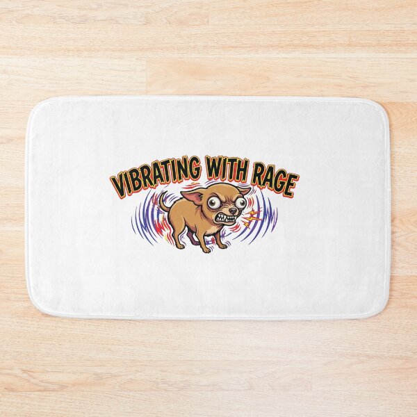 Item preview, Vibrating With Rage Funny Shaking Chihuahua designed and sold by Petzzz.