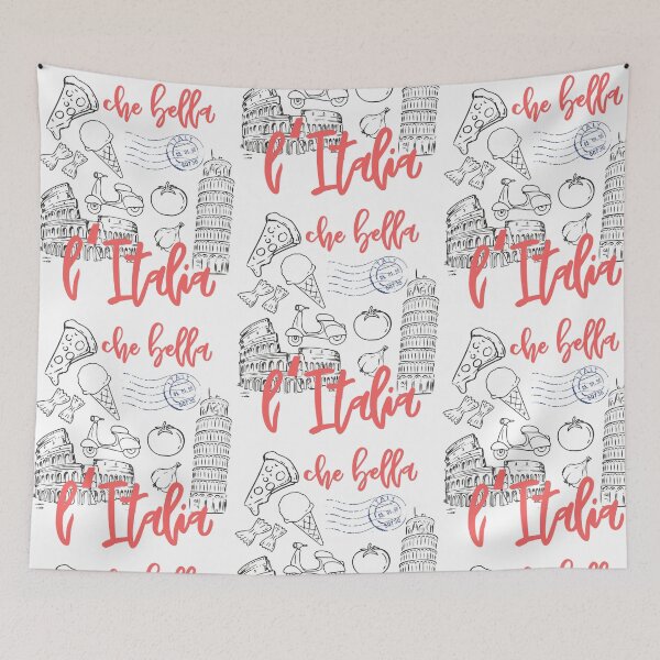 Item preview, Che Bella I'talia Italy Line Art Greeting Italy designed and sold by RDGNR.