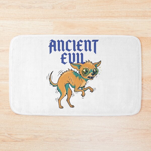 Item preview, Ancient Evil Tiny Shaking Chihuahua Humor designed and sold by Petzzz.